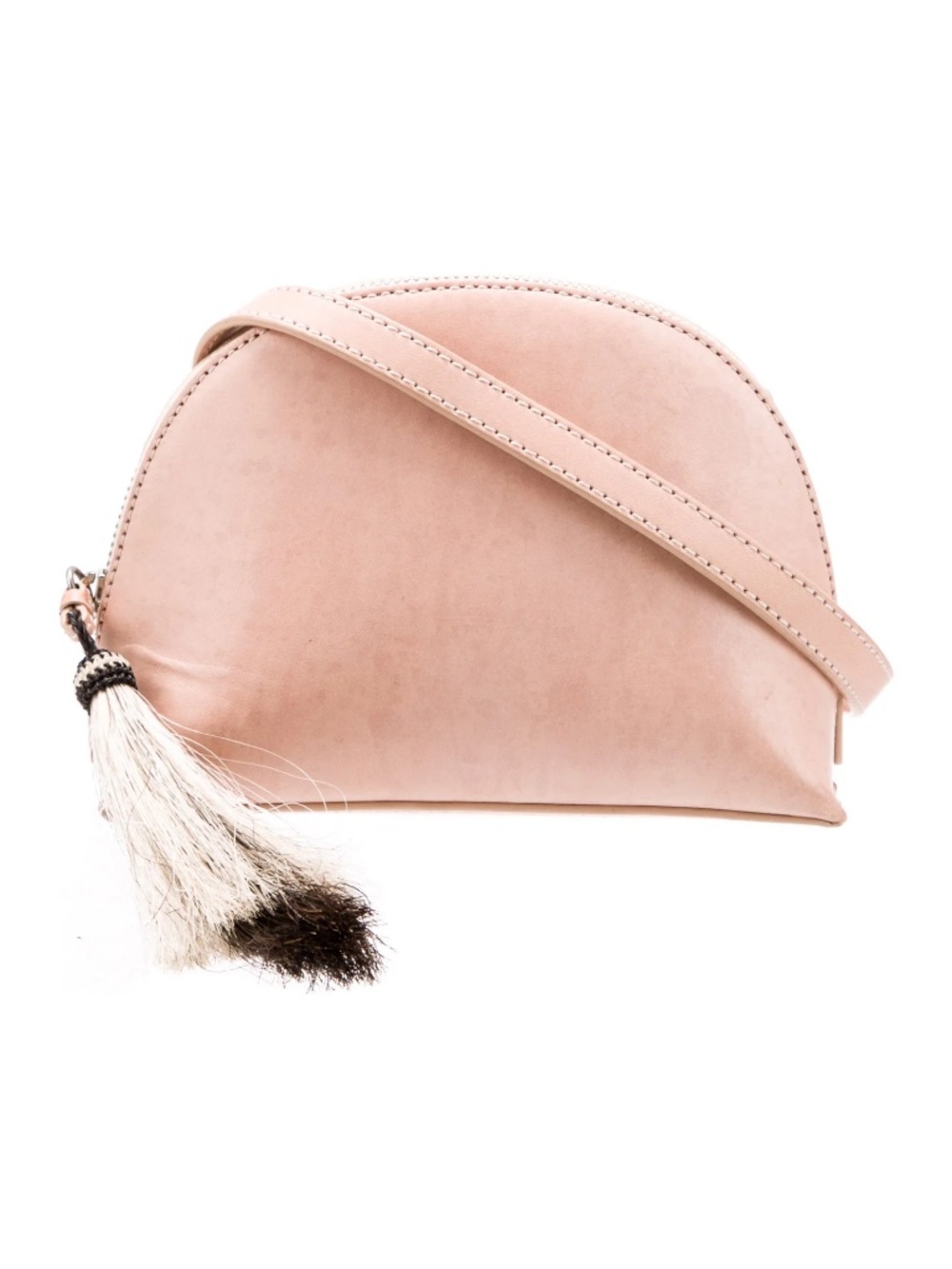 Loeffler Randall Leather Pink Bag with Tassel